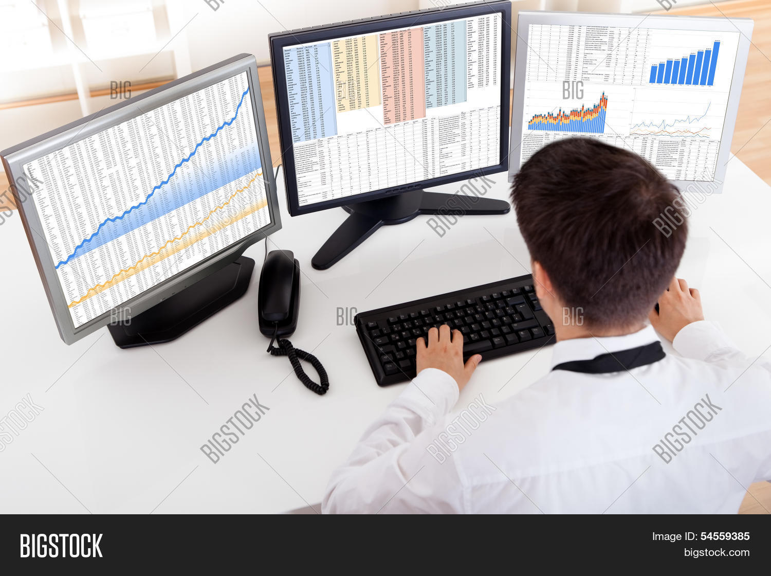 Stock Broker Trading Image & Photo (Free Trial) | Bigstock
