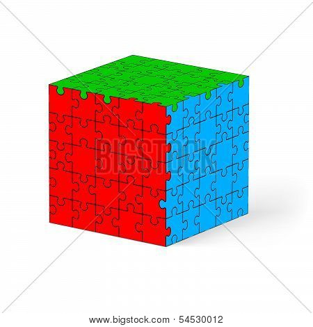 Puzzle cube.