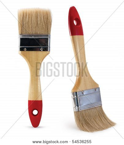 Paint Brush Isolated On A White Background