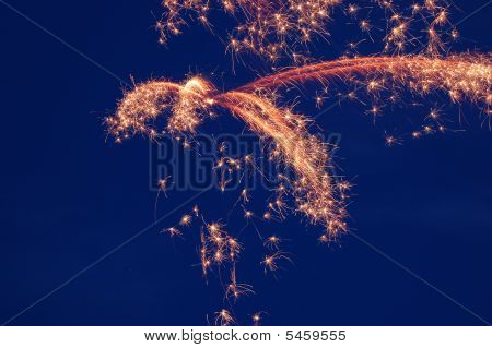 Fogos de artifício Idaho cidade de velho oeste