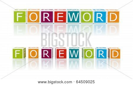 Report Topics With Color Blocks. Foreword.