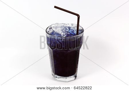 Ice Pigeonwings Herbal Drink