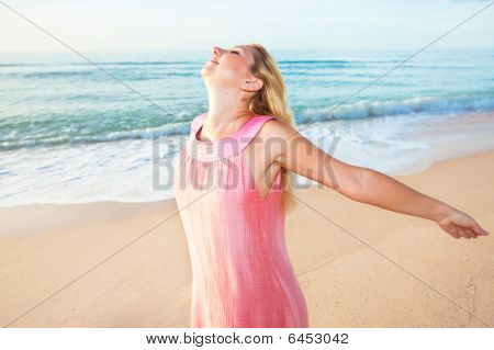 Mulher feliz