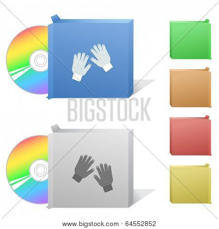 Gauntlets. Box with compact disc.