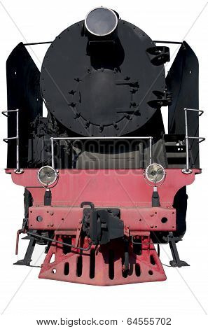 the front of the locomotive