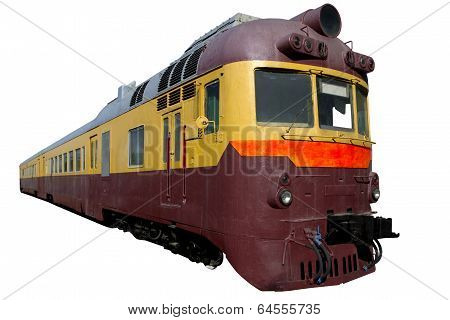 old suburban train
