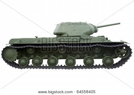 Profile Of A Heavy Tank