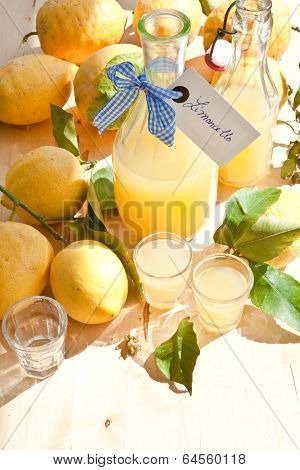 Homemade Limoncello