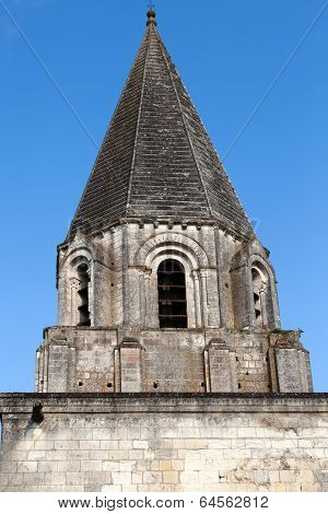 Collegiale St-Ours beside castle of Loches. Loire Valley France