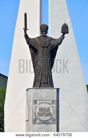 Monument To St Nicholas The Wonderworker. Kaliningrad, Russia