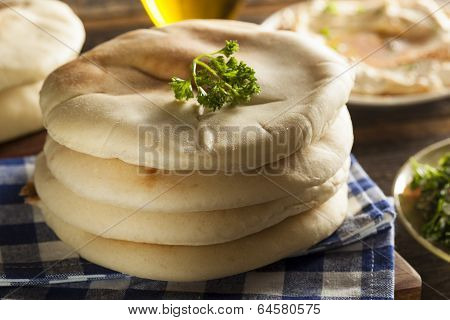 Homemade Organic Pita Bread