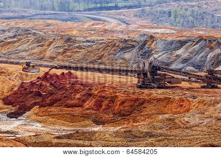open mining pit