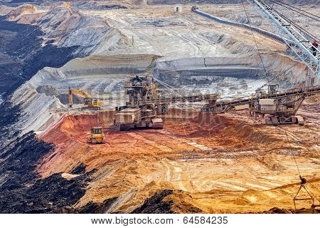 open mining pit