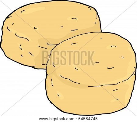 Isolated Biscuits