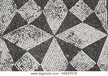 Floor mosaic - Villa Adriana, Tivoli, Rome, Italy