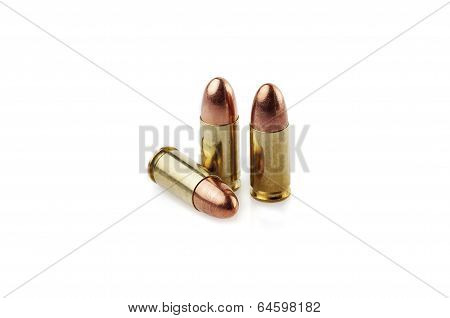 Three bullet cartridges