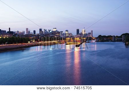 Paris Skyline By Night