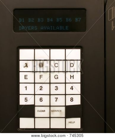 Macchina pagamento lavanderia a gettoni