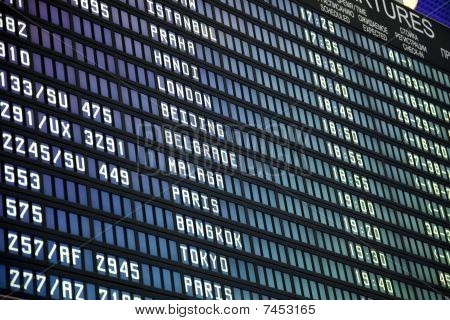 Arrival/departure Board