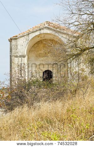 Mausoleum Dzhanike-khanym In Chuft-kale, Crimea