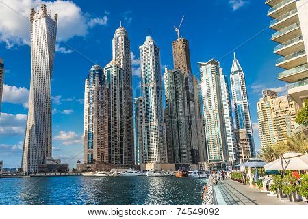 Dubai Marina Cityscape, Uae