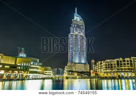 Address Hotel In The Downtown Dubai Area Overlooks The Famous Dancing Fountains