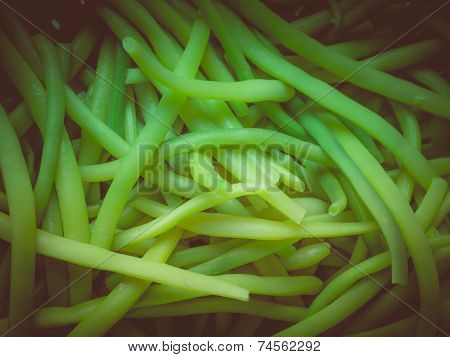 Retro Look Green Bean