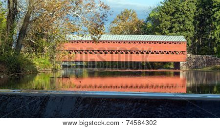Sachs covered bridge in the Fall
