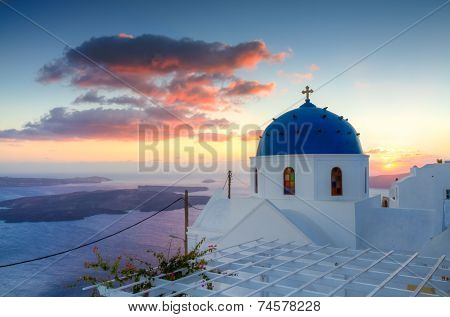 Sunset Over Imerovigli