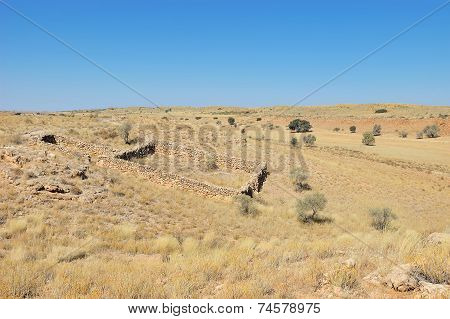 Historical Settler Stone Enclosure For Sheep And Cattle
