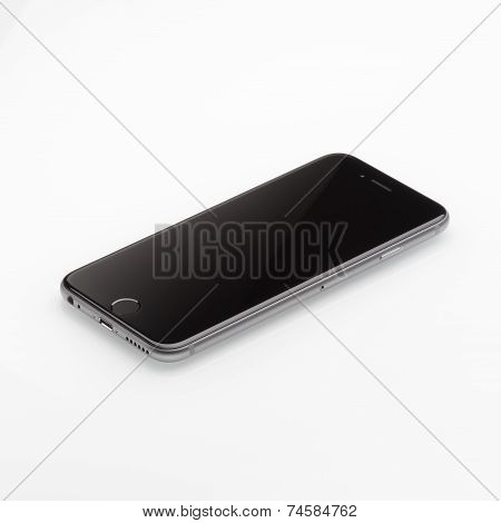 MOSCOW, RUSSIA - SEPTEMBER 27, 2014: New iPhone 6 is a smartphone developed by Apple Inc. Apple rele