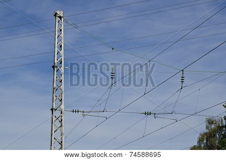 Electricity Pylon For Railways