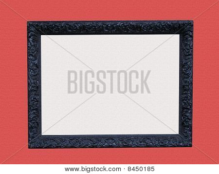 Black Frame with Canvas