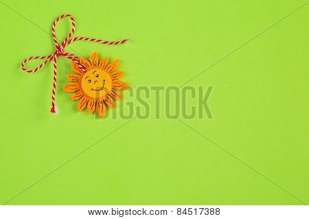 Bulgarian Martenitsa And A Sun