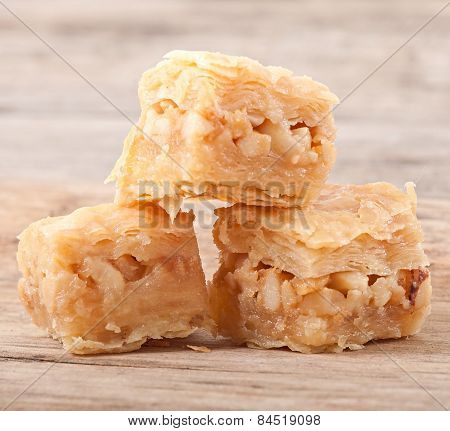 Eastern dessert baklawa