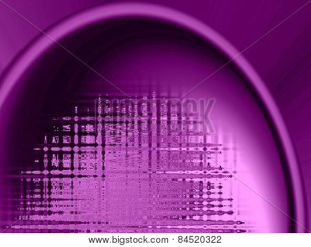 Abstract Pink Background With Sound Wave Like Properties