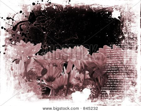 Floral grunge