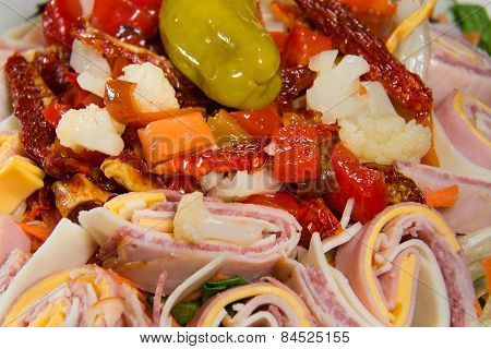 Antipasto Salad, Closeup