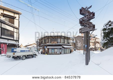 Winter In Takayama, Sightseeing Travel Japan