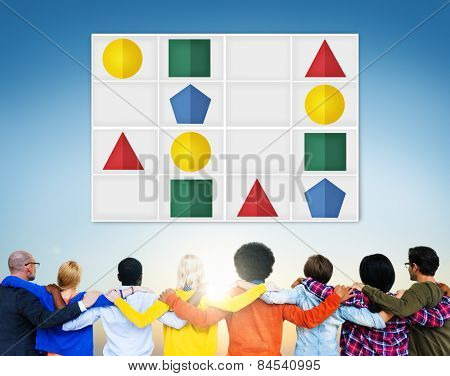 Sudoku Puzzle Problem Solving Leisure Games Concept