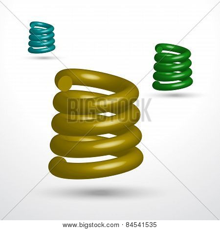 Three Isolated Springs