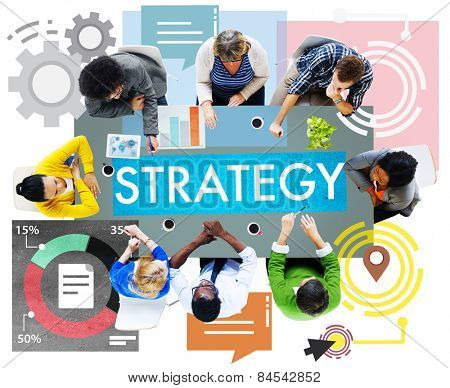 Diversity Teamwork Strategy Brainstroming Vision Planning Concept