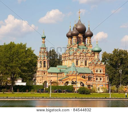 Troitsky Cathedral In Ostankino District In Moscow