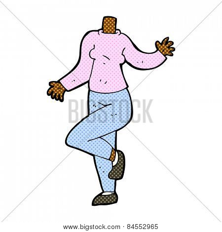 retro comic book style cartoon body (mix and match retro comic book style cartoons or add own photos)