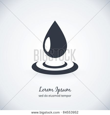 Water drop logo