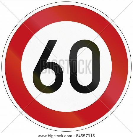 Speed Limit 60