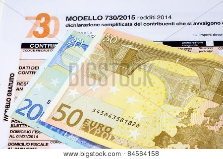 Italian Tax Return Called 730