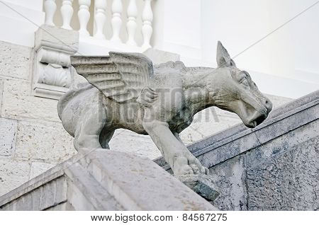Sculpture Chimeras In The Livadia Palace