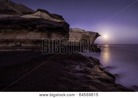 Moonrise, Canary Islands