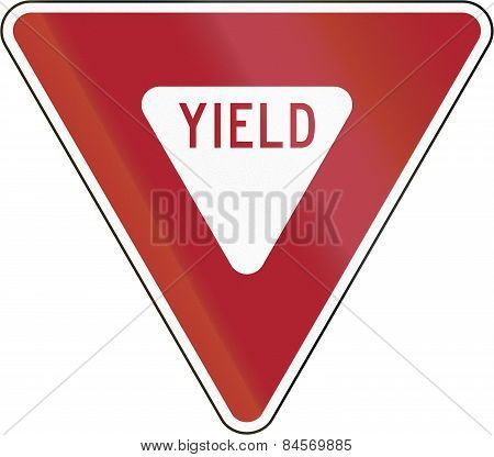 US Yield Sign
